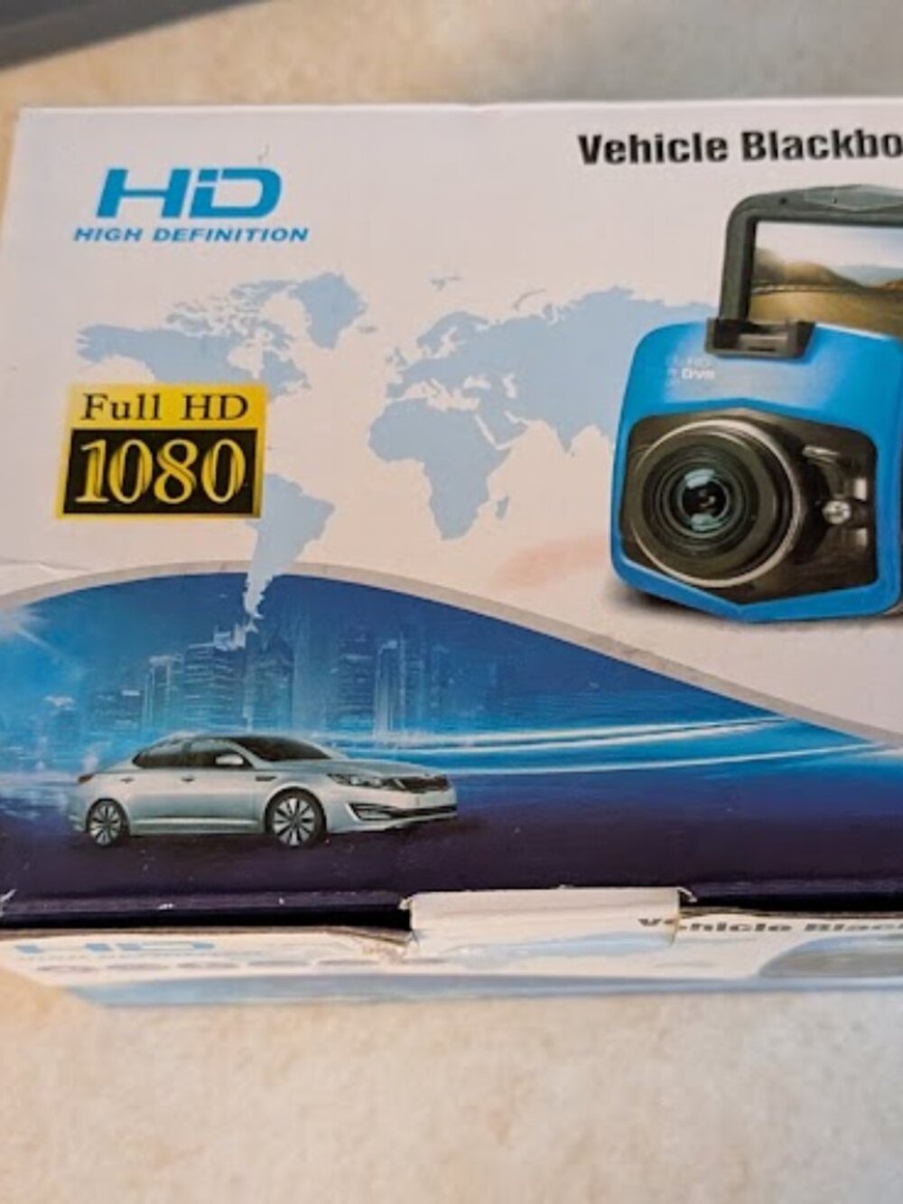 New Open Box Vehicle Blackbox DVR (Dash Cam) 1080 HD